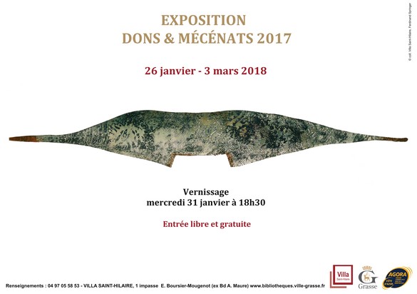 affich expo Dons et mécénats page001