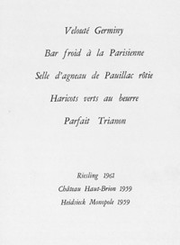 a table