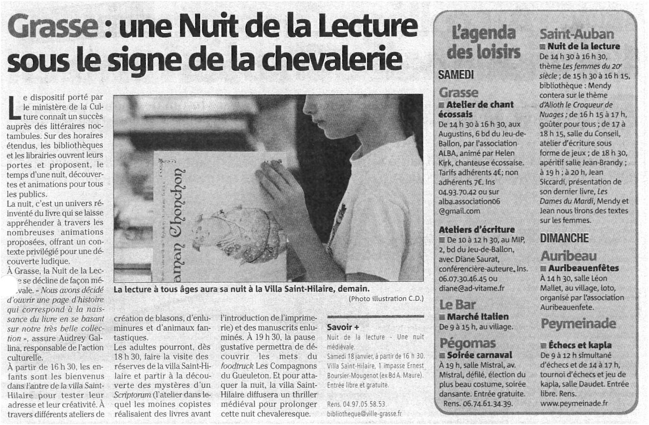 Nice matin 13.07.2020 Ateliers de lété